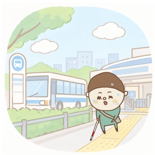 1人で外出するかず